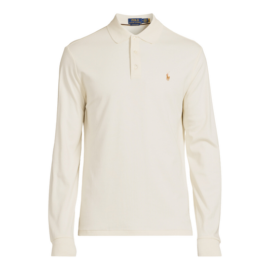 Ralph Lauren LS Polo in Herbal Milk