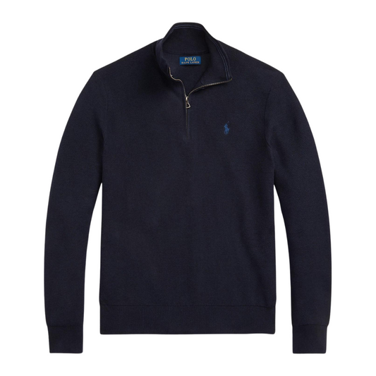 Ralph Lauren QZip Pullover in Navy Heather