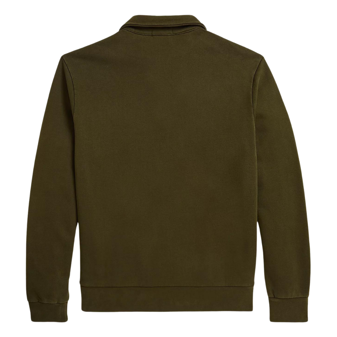 Ralph Lauren Half Zip Sweatshirt in Desert Khaki