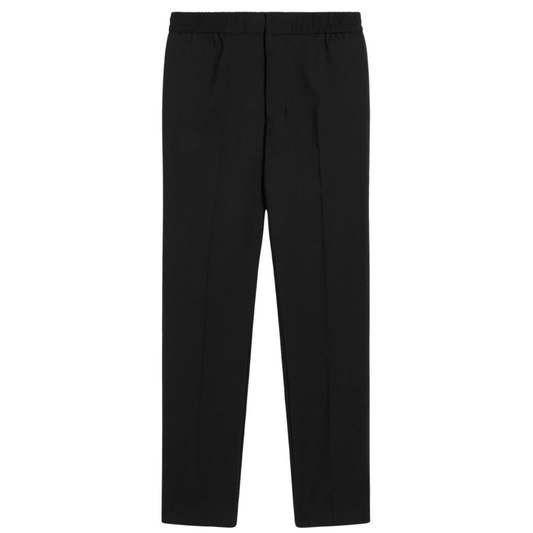 AMI Elasticsted Waist Trouser in Black