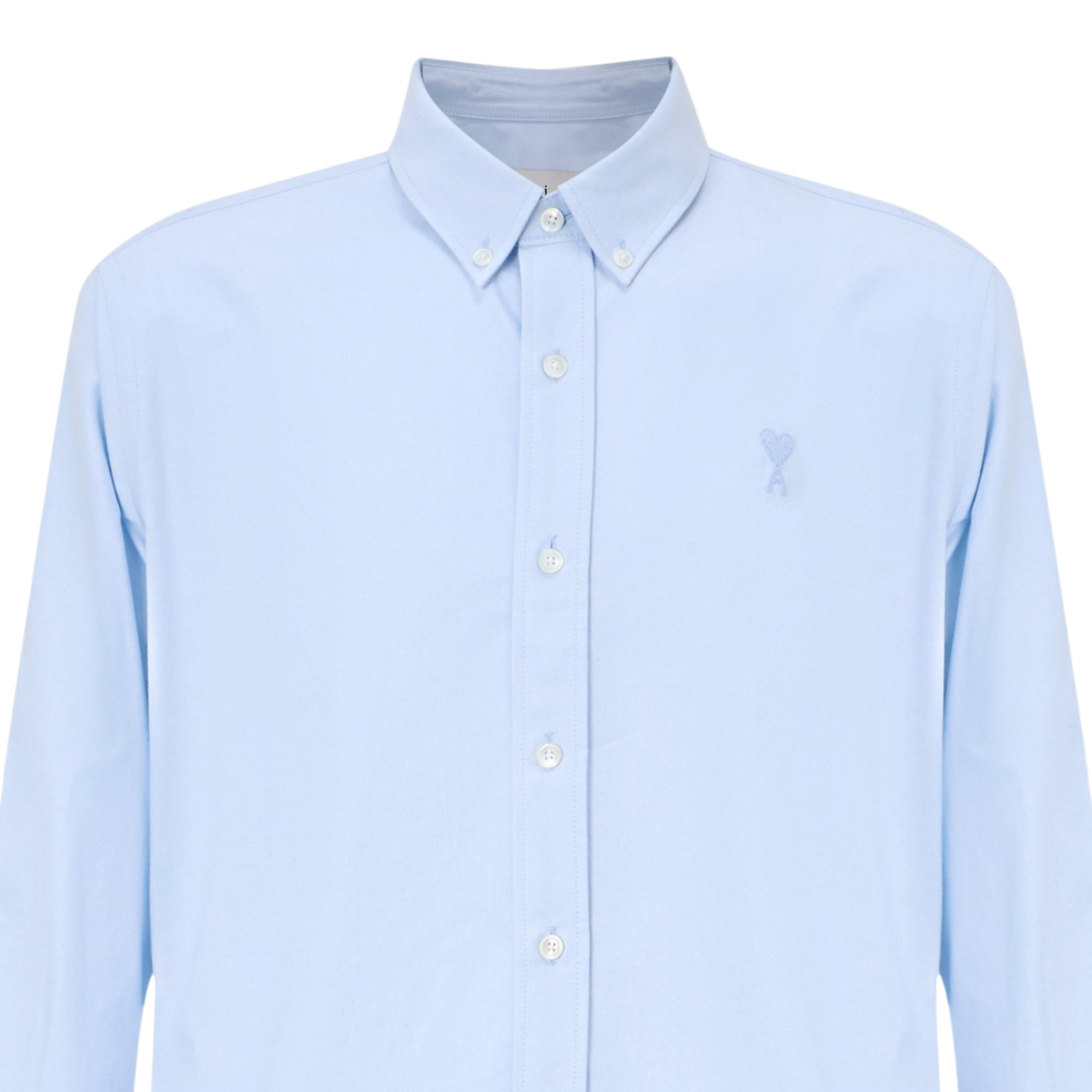 AMI Classic Fit Shirt in Sky Blue