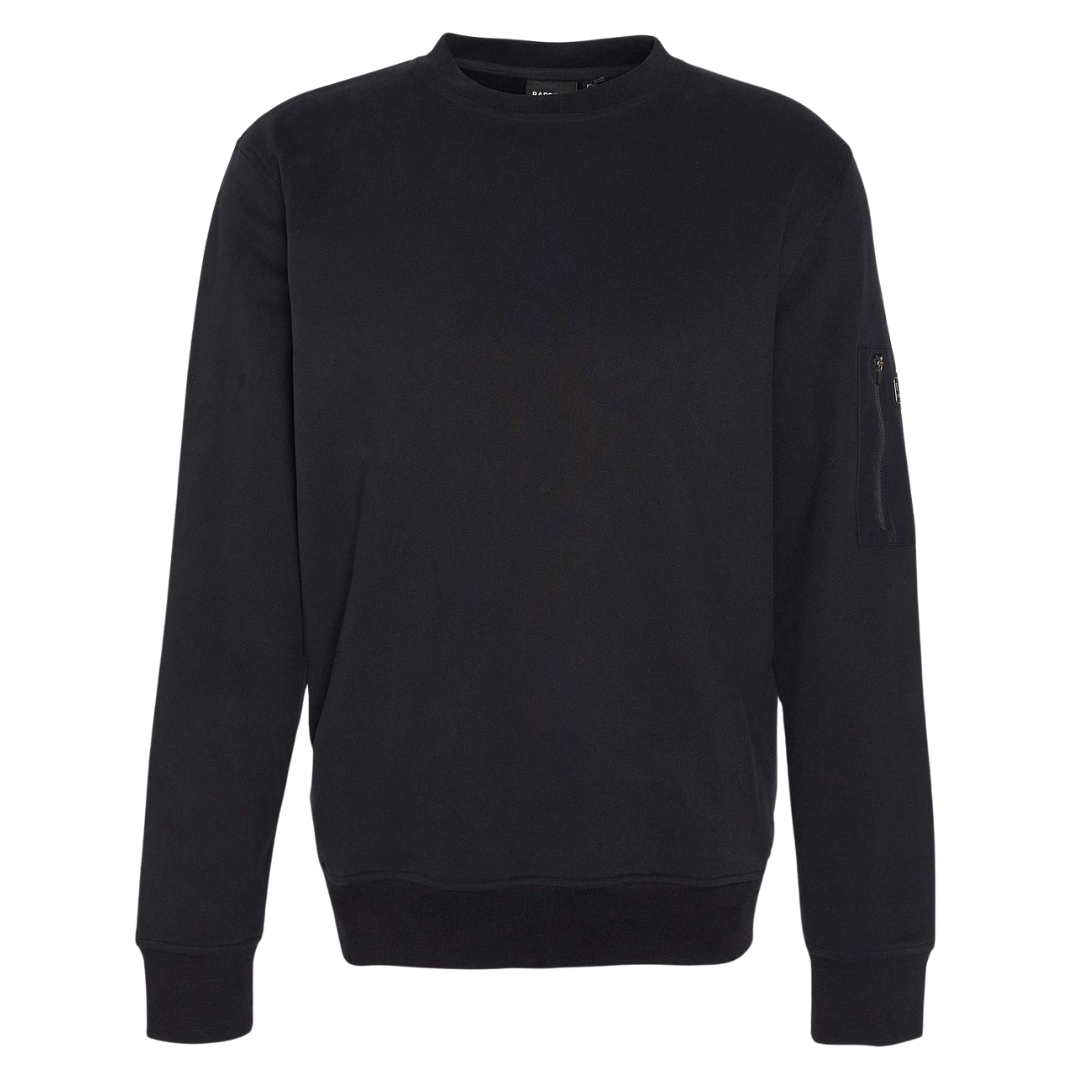 Barbour Grip Crewneck in Black