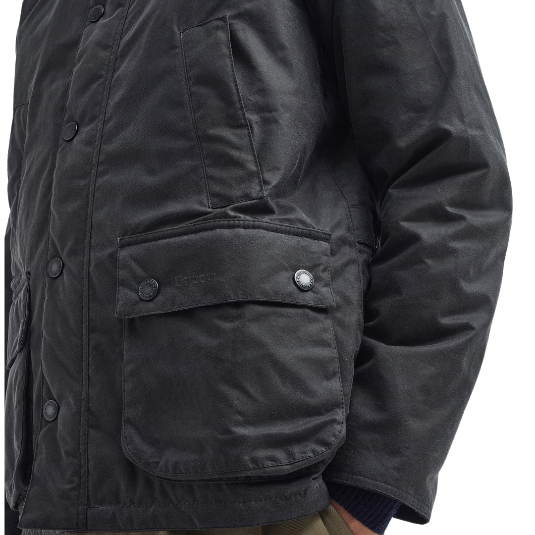 Barbour Ambleside Wax Jacket in Black