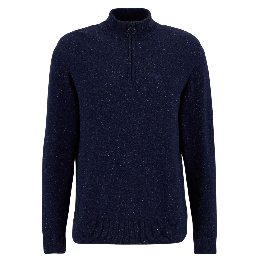 Barbour Tisbury Half Zip in Navy