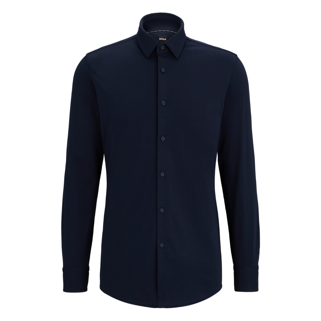 BOSS P-Hank S Kent Shirt in Navy